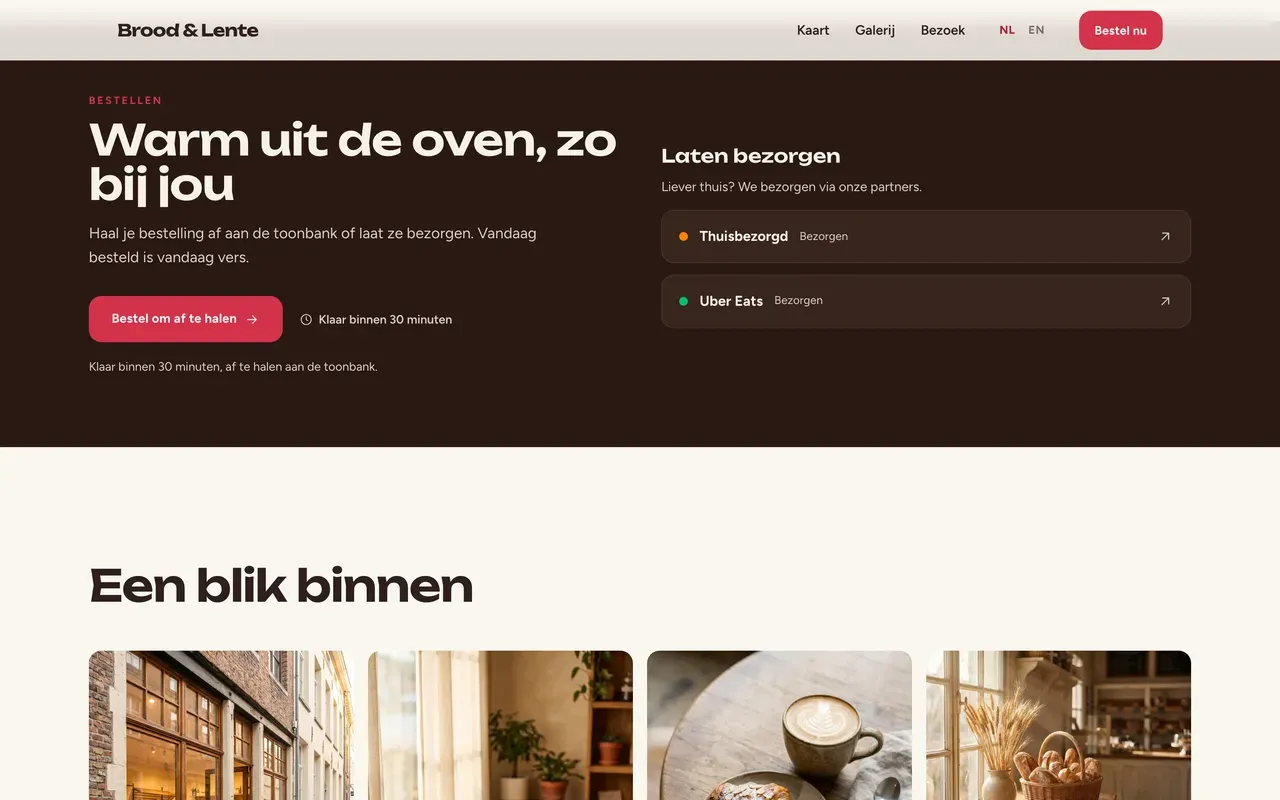 De stap die van een bezoeker een klant maakt.