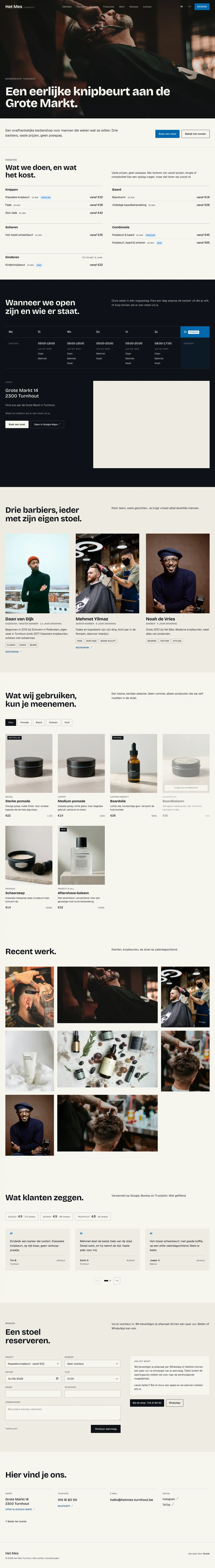 Barbershop site by ovrick